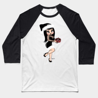 Deadly Hexmas art by Orange Dolly Baseball T-Shirt